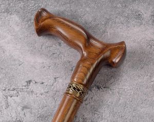 Este cómodo bastón de resina de madera antideslizante con mango fuerte de múltiples formas para rehabilitación de personas mayores - Product Image 5