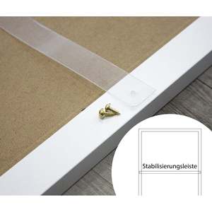 Marco de Madera Blanco de 80 x 100 cm para Póster Decorativo, Marco Cuadrado de Bambú para Lienzo, Espejo, Marco Abatible A3, Marco Colgante para Fotos Decorativas - Product Image 5