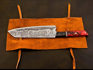 Couteau utilitaire professionnel en acier inoxydable fait à la main, manche en bois de rose, faible MOQ, utilisation en cuisine, vente en gros, couteau de chef, artisanat en acier - Product Image 6