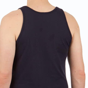 Débardeurs pour hommes de sport et fitness, coupe ample, col en U, dos nageur, unis, teints, pour l'entraînement, la musculation et le fitness, style stringer - Product Image 3