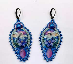 Pendientes de Cuentas con Espejo Estilo Bohemio, Pendientes Personalizados con Múltiples Cuentas, Joyería Festiva para Mujer al Mejor Precio - Product Image 6