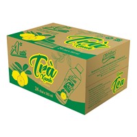 Vente en gros de purée saveur thé vert citron Anuta 365ml boisson gazeuse certifiée ISO/Halal goût naturel frais-pressé Vietnam rapide
