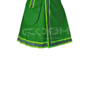 Kilt vert utilitaire pompier haute Performance résistant aux flammes avec poches renforcées et sangles réglables - Product Image 6