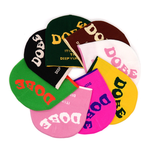 หมวกบีนนี่ถักลายสำหรับชาวประมงสำหรับฤดูหนาวหมวกบีนนี่ถักลายจุดสำหรับผู้ผลิตโลโก้ตามสั่ง - Product Image 1