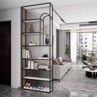 Nouveau Clubhouse d'hôtel haut de gamme en acier inoxydable de style chinois avec partitionnement d'écran en verre artistique