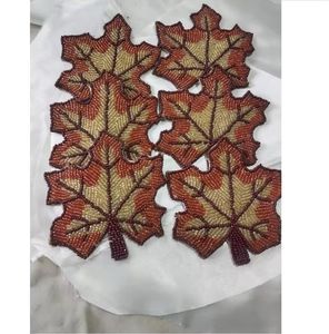 Sous-verre perlé de qualité supérieure pour la décoration intérieure fête et mariage nouveau Design ardoise de haute qualité et tapis de verre/Pad Logo utilisation dans la cuisine - Product Image 3