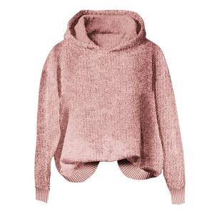 Sudaderas con capucha sostenibles para mujer, sudaderas con lavado ácido 3D Jacquard lavado a la piedra, bordado 3D, insignia antiretráctil, Terry con lentejuelas - Product Image 5