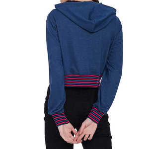 Sudaderas con Capucha Personalizadas al por Mayor, Sudaderas Cortas Transpirables para Mujer - Product Image 4