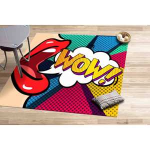 Tapis imprimé graffiti urbain : moderne, antidérapant, décoration d'intérieur idéale pour un cadeau, tapis doux non tissé - Product Image 3