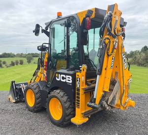 รถตักล้อยาง JCB 1CX มือสอง พร้อมบุ้งกี๋หน้าและแขนขุดไฮดรอลิก เครื่องยนต์ Perkins สำหรับงานก่อสร้างในฟาร์ม - Product Image 2