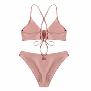 Ensemble de bikini sexy personnalisé de la meilleure qualité pour les femmes top ventes nouvel arrivage de maillots de bain deux pièces vêtements de plage vente en gros fabriqués au Pakistan - Product Image 6