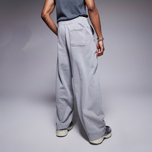 Wholesale Polyester/Cotton Men's Waterproof Casual <b>Jogging</b> Pants Custom Puff Printed Logo Lightweight Comfortable Breathable - Product Image 3