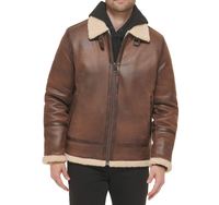 Dernière édition - Veste bomber en cuir d'agneau véritable avec doublure en soie, respirante, idéale pour l'hiver