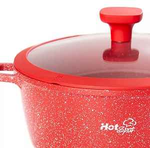 Ultra Z604 Red Marbled <b>Non</b> <b>Stick</b> <b>Pot</b> 24 cm - Product Image 4