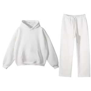 Ensemble de survêtement unisexe pour homme, personnalisé, lourd, pour l'hiver, jogging et sweat à capuche, 100% coton, streetwear avec couleurs et logo personnalisés - Product Image 1