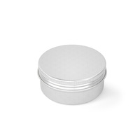 Boîte en aluminium pour couvre-tétons en forme de pétales, emballage métallique pour autocollants anti-exposition, étui rond en silicone pour couvre-tétons
