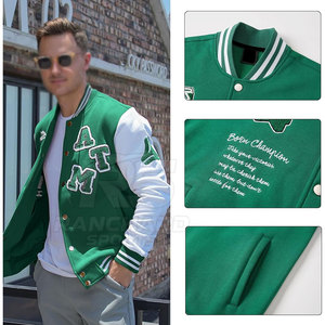 Veste de sororité pour hommes avec options de conception de patch personnalisé, veste de sororité tendance pour hommes - Product Image 5