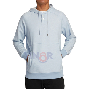 Pull à capuche décontracté pour hommes 100% coton polyester polaire Logo personnalisé brodé Pull sweat-shirt d'hiver - Product Image 1