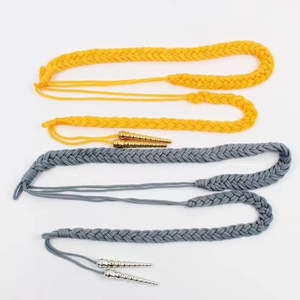 สายนกหวีดไหล่เครื่องแบบรักษาความปลอดภัยสายถัก aiguillette ปรับแต่งได้ตามต้องการ - Product Image 4