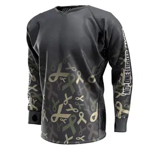 Conception personnalisée à des prix abordables Style tendance Maillot de paintball/quantité minimale de commande bas Nouvelle arrivée Maillot de paintball à sublimation