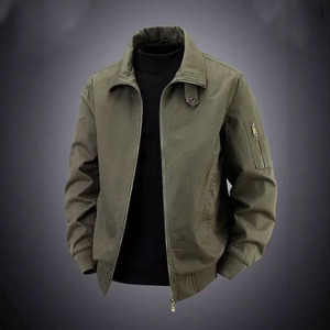 Vestes pour hommes en tissu uni, taille plus, prix d'usine du Bangladesh et de la Chine, logo personnalisé brodé, printemps/automne, vêtements de travail - Product Image 3