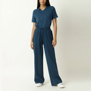 Pantalon de survêtement évasé pour femmes Fabricant OEM Vente en gros Fournisseur de vêtements de sport Pantalon de gym personnalisé avec impression de logo ou options de broderie - Product Image 1