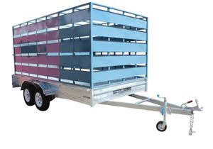 Heavy Duty Livestock <b>Farm</b> <b>Trailer</b> For Sale Multi Axle Strong Chassis Ventilated Panels High Capacity Transport Efficient - Product Image 6