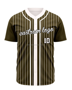 Printed Breathable Quick-Dry 100% Polyester Baseball & Softball JerseyShirts Ready to Ship Best Quality Stitched Baseball Jersey - Product Image 6