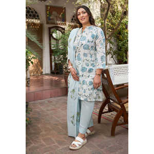 Conjunto de 3 Piezas para Mujer, Traje Estampado con Dupatta Bordada, DN-62035 - Product Image 5