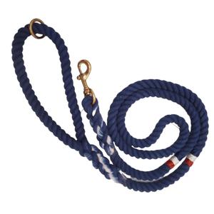 Ensemble de laisse harnais pour animaux de compagnie fait à la main laisses de chien de 5 pieds de long avec crochet en laiton laisse antidérapante en cuir de nylon meilleurs accessoires pour animaux de compagnie pour chiens - Product Image 3