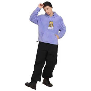 Venta al por mayor personalizado 100% algodón pulóver sudadera transpirable invierno calle ropa casual alta venta hombres sudaderas con capucha - Product Image 2