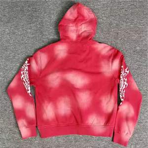 Sudadera con capucha lavada con ácido Vintage de gran tamaño de alta calidad para hombres Fabricantes de algodón bordado personalizado Cremallera impermeable - Product Image 6