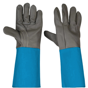 Gants de soudage Tig en cuir de vachette de haute qualité Gants de sécurité antistatiques pour le travail industriel avec protection renforcée - Product Image 5