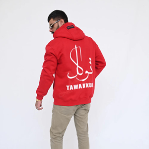 TAWAKKUL pull à capuche pour hommes respirant séchage rapide vêtements de rue pour impression bouffante meilleure qualité conception doublée prix raisonnable lavé - Product Image 4