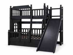 Wooden Kids <b>Bunk</b> <b>Bed</b> <b>with</b> <b>Slide</b> <b>and</b> <b>Stair</b> Storage Space Children's <b>Bed</b> for Bedroom - Product Image 1