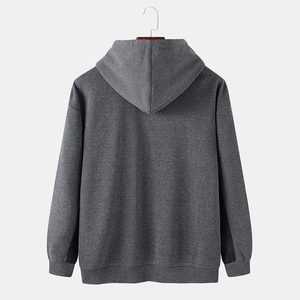 Sudadera con capucha de lana de invierno 3D bordada con diseño personalizado de algodón de alta calidad 100% para hombres - Product Image 2