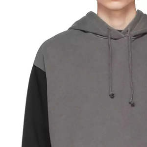 Haute qualité étiquette personnalisée écran impression numérique broderie sweat à capuche en éponge française longue longueur surdimensionné hommes 100% sweats à capuche en coton - Product Image 6