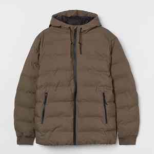 เสื้อโค้ทพัฟเฟอร์กันหนาวแบบโอเวอร์ไซส์สำหรับผู้ชาย บุด้วยผ้าฝ้าย มีโลโก้ด้านหน้า กันน้ำ กันลม ดีไซน์ใหม่ - Product Image 6