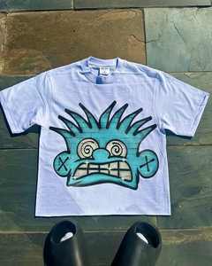 OEM T-shirt lavé en gros T-shirt lourd Dtg T-shirt surdimensionné noir T-shirt personnalisé vintage avec graphique et acide pour hommes - Product Image 2