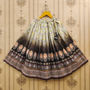 Shoryam Fashion Lehenga Choli pour filles, en polyester, imprimé ethnique, longueur ras du sol, entièrement cousu, tendance premium, best-seller, nouvelle arrivée - Product Image 6
