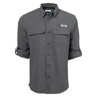 Camisa de Pesca Impermeable con Botones, Camisa de Pesca Profesional Personalizada de Spandex y Algodón