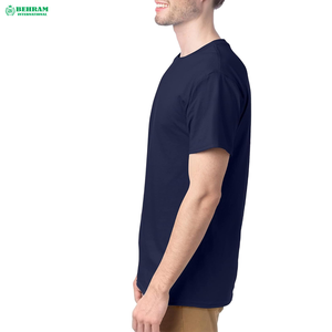 เสื้อยืดคอกลมแขนสั้นทรงปกติสำหรับผู้ชาย ผลิตจากผ้าโพลีเอสเตอร์/คอตตอน น้ำหนักเบา คุณภาพสูง ระบายอากาศได้ดี เป็นมิตรต่อสิ่งแวดล้อม แห้งเร็ว - Product Image 6