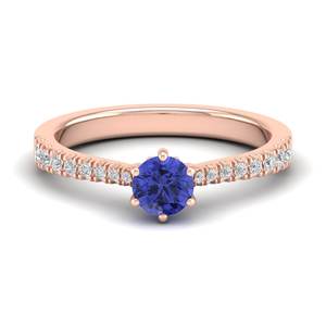 Bagues en argent sterling 925 de haute qualité REYES avec pierre précieuse tanzanite certifiée GRA, clarté VVS, moissanite, bijoux fins pour femmes - Product Image 5