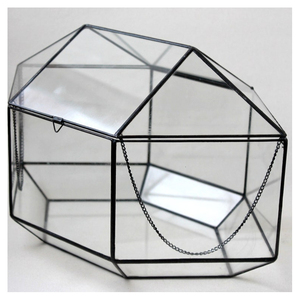 Handmade Magic <b>Wedding</b> <b>Card</b> <b>Box</b>. Big Geometric Glass <b>Wedding</b> Display <b>Box</b>. Glass Terrarium. <b>Wedding</b> Envelope Holder <b>Box</b>. - Product Image 4