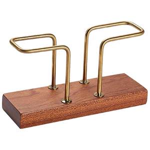 Porta cubiertos moderno para mesa, organizador de lujo para mesa de comedor, soporte para cubiertos de acero inoxidable, organizador de cubiertos con base de madera - Product Image 2