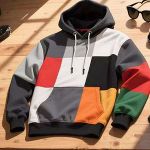 Sudadera con Capucha Personalizada para Hombre, Modelo 2025, Multifuncional, 100% Algodón Felpa, 320g, Ligera, Transpirable, de Alta Calidad, con Bolsillos - Product Image 4