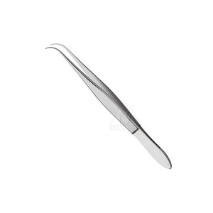Pinces de dissection courbées en acier inoxydable avec extrémité de dissection pour la chirurgie générale, instrument de classe I certifié CE - Product Image 1