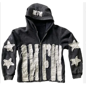 Nouveauté : Sweat à capuche oversize pour homme, effet usé, délavé à l'acide, style streetwear, 100% coton, sweat à capuche d'hiver - Product Image 1