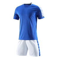 Ensemble d'entraînement de football unisexe quatre saisons à séchage rapide, confortable et de haute qualité, vêtements de sport à manches courtes pour la course et le football