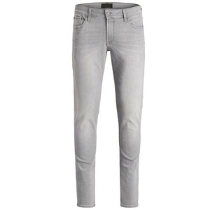 Pantalon baggy en jean de haute qualité, coupe slim, lavé, pour homme, en tissu denim, pour toutes les saisons, 2025 - Product Image 2
